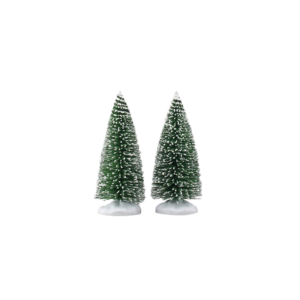 New Style Lemax Bristle Trees Small 2pcs Lemax Christmas Village Accessory