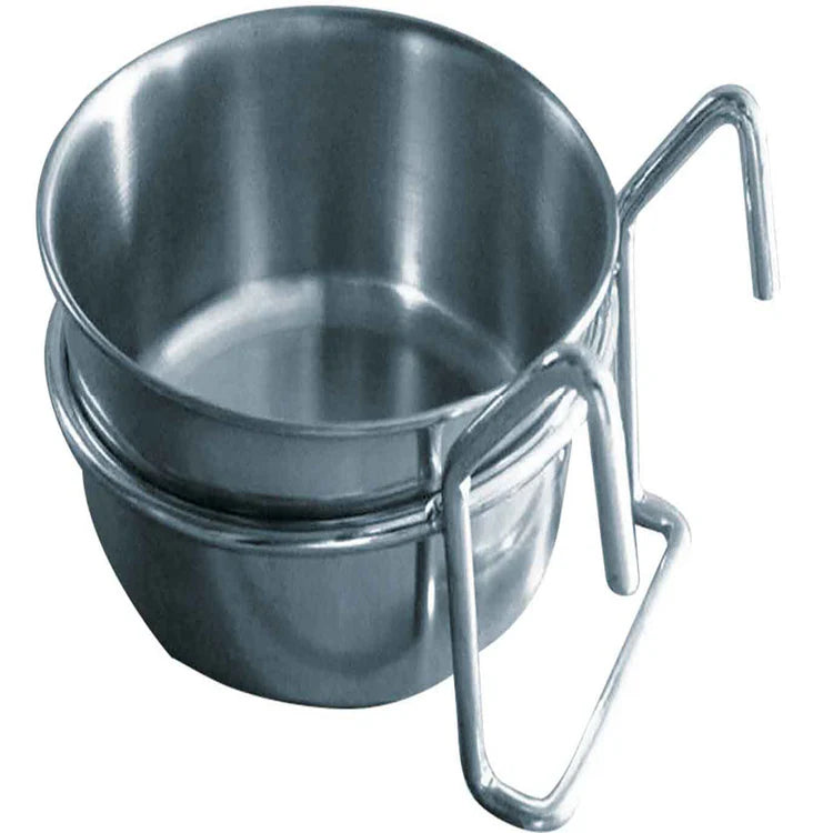 Stainless Steel Hook on Bowl 10 x 3.5cm by Sky Pet Products
