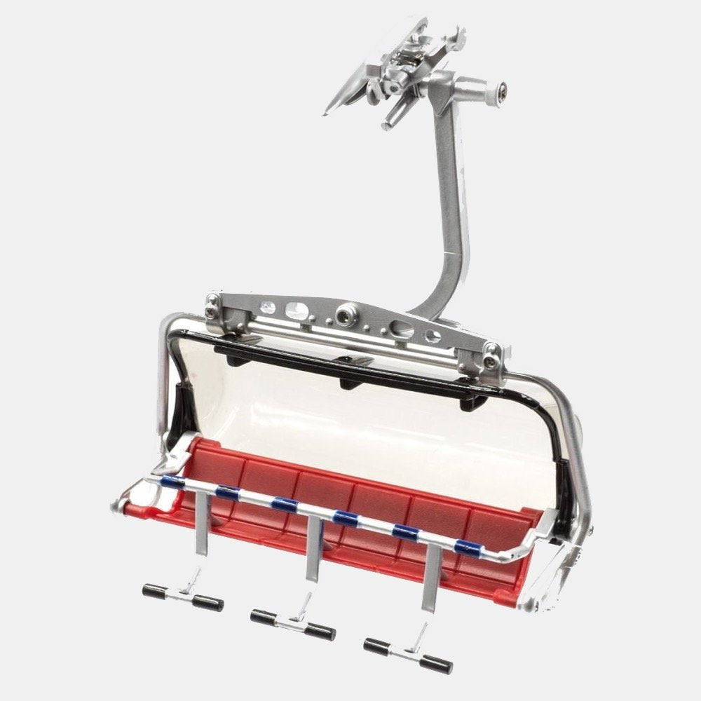 Chair Lift 6-Seater Red/Grey by Jagerndorfer – 1:32 Scale Jagerndorfer