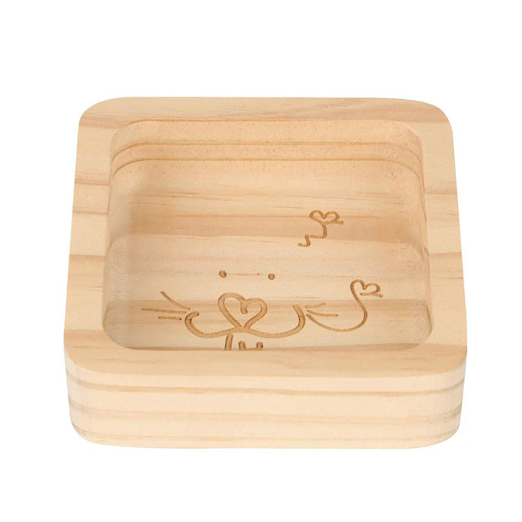 Large Wooden Square Bowl by Little Zoo