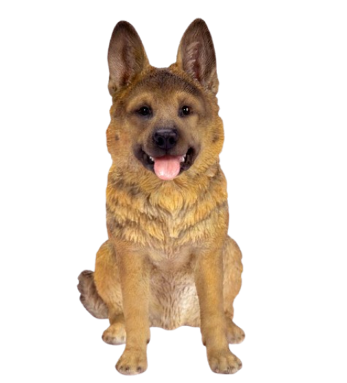 Alsatian Real Life Resin Ornament by Vivid Arts Vivid Arts