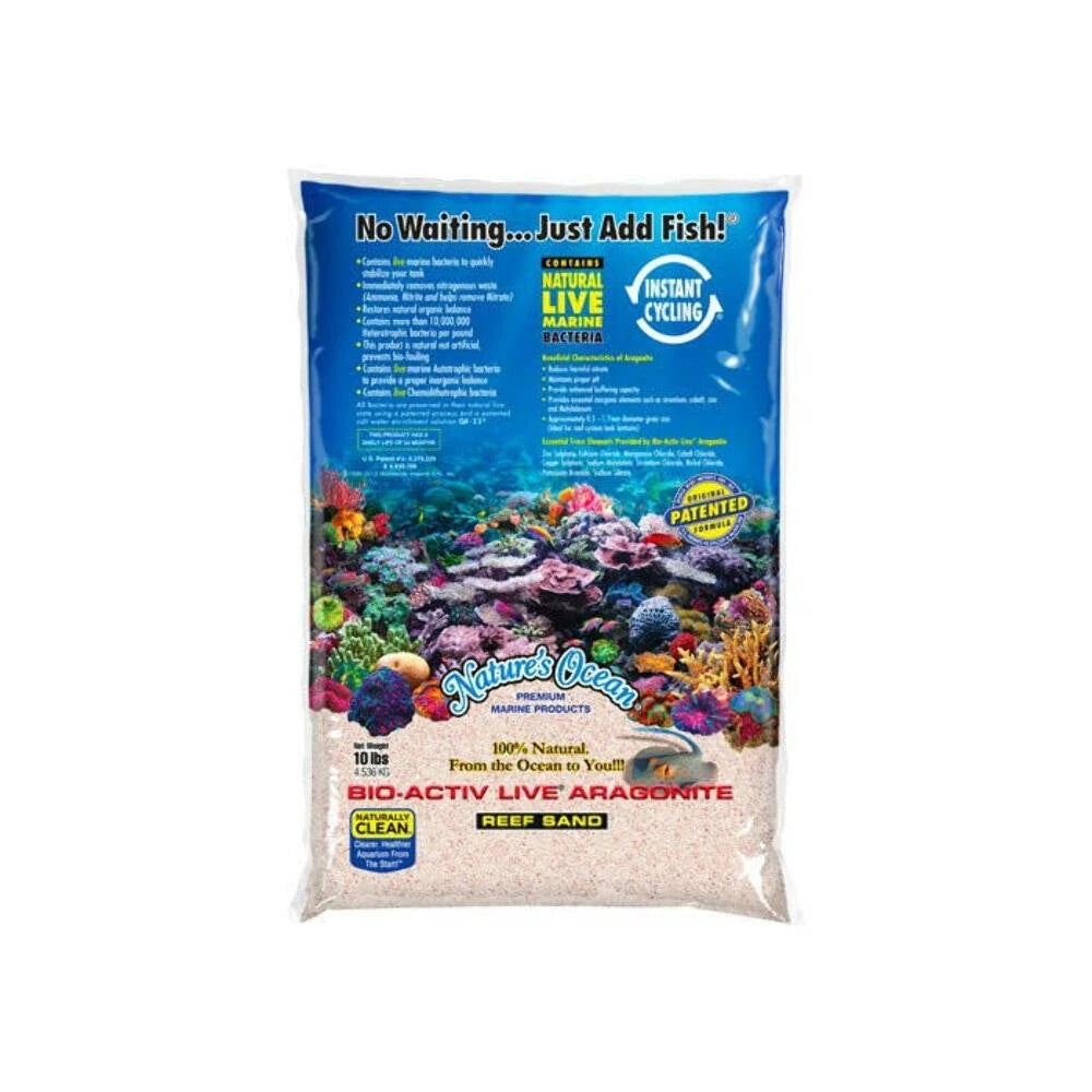Nature's Ocean Bio-Active Reef Sand Samoa Pink 10lbs / 4.54kg