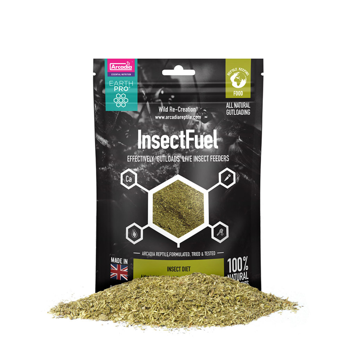 Arcadia Earth Pro Insect Fuel 250g Arcadia/Monkfield Nutrition