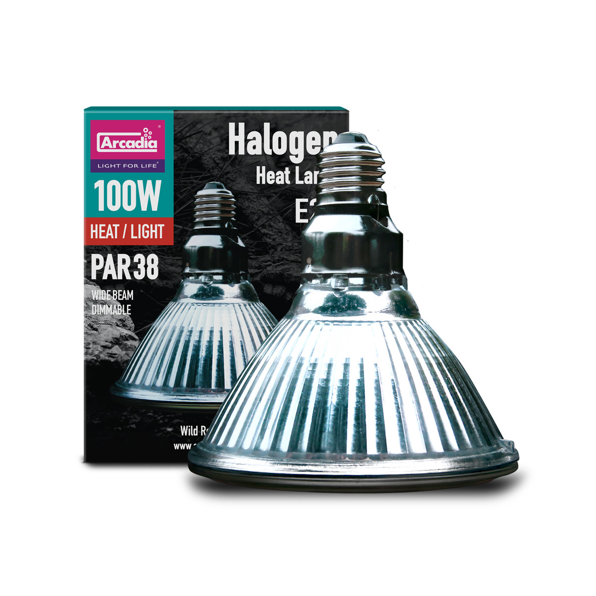 Arcadia Halogen Basking Spotlight E27 100W