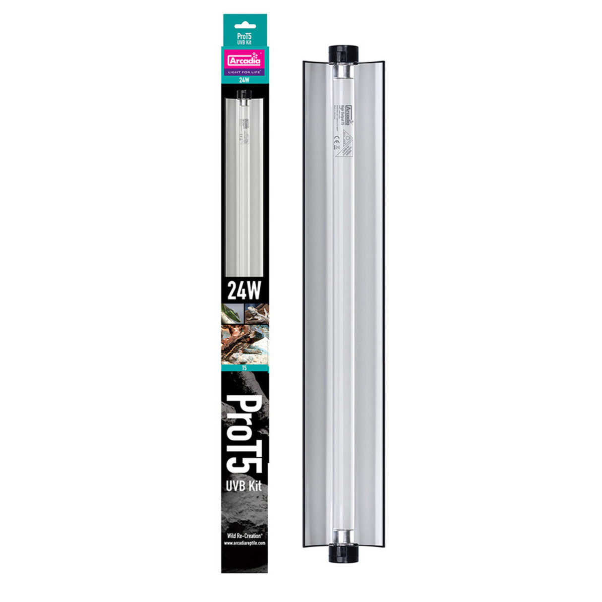 Arcadia Pro 12% T5 UVB Kit Desert 24W