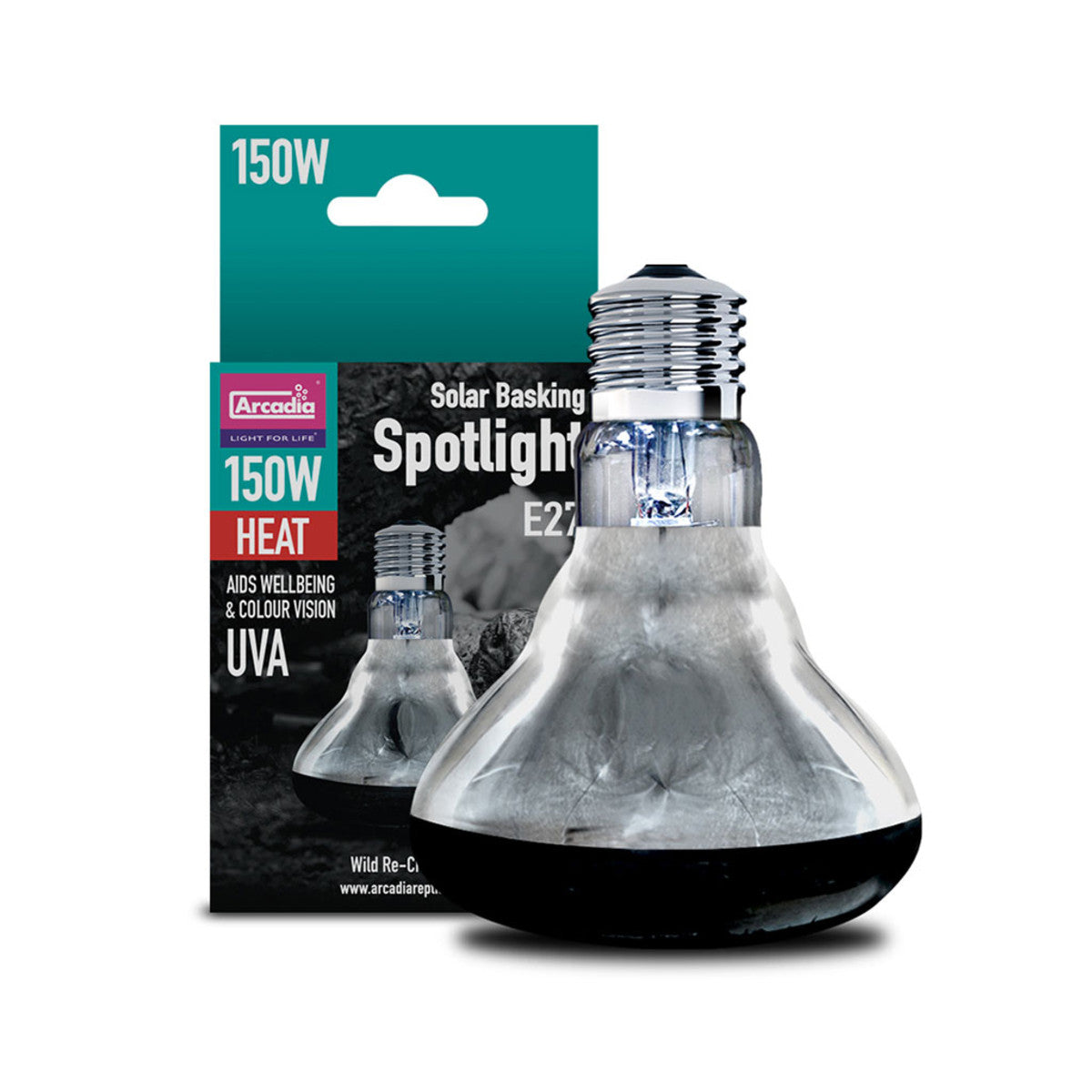 Arcadia Solar Basking Spotlight 150w Arcadia/Monkfield Nutrition