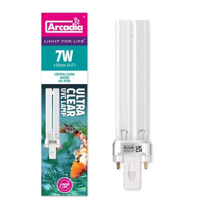 Arcadia Ultraclear UV Bulb 7w Arcadia/Monkfield Nutrition