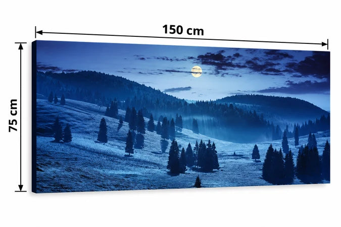 My Village Spooky Forest Cloth Background (150 × 75 cm) – Reusable Textile Backdrop | MYP35 My Village