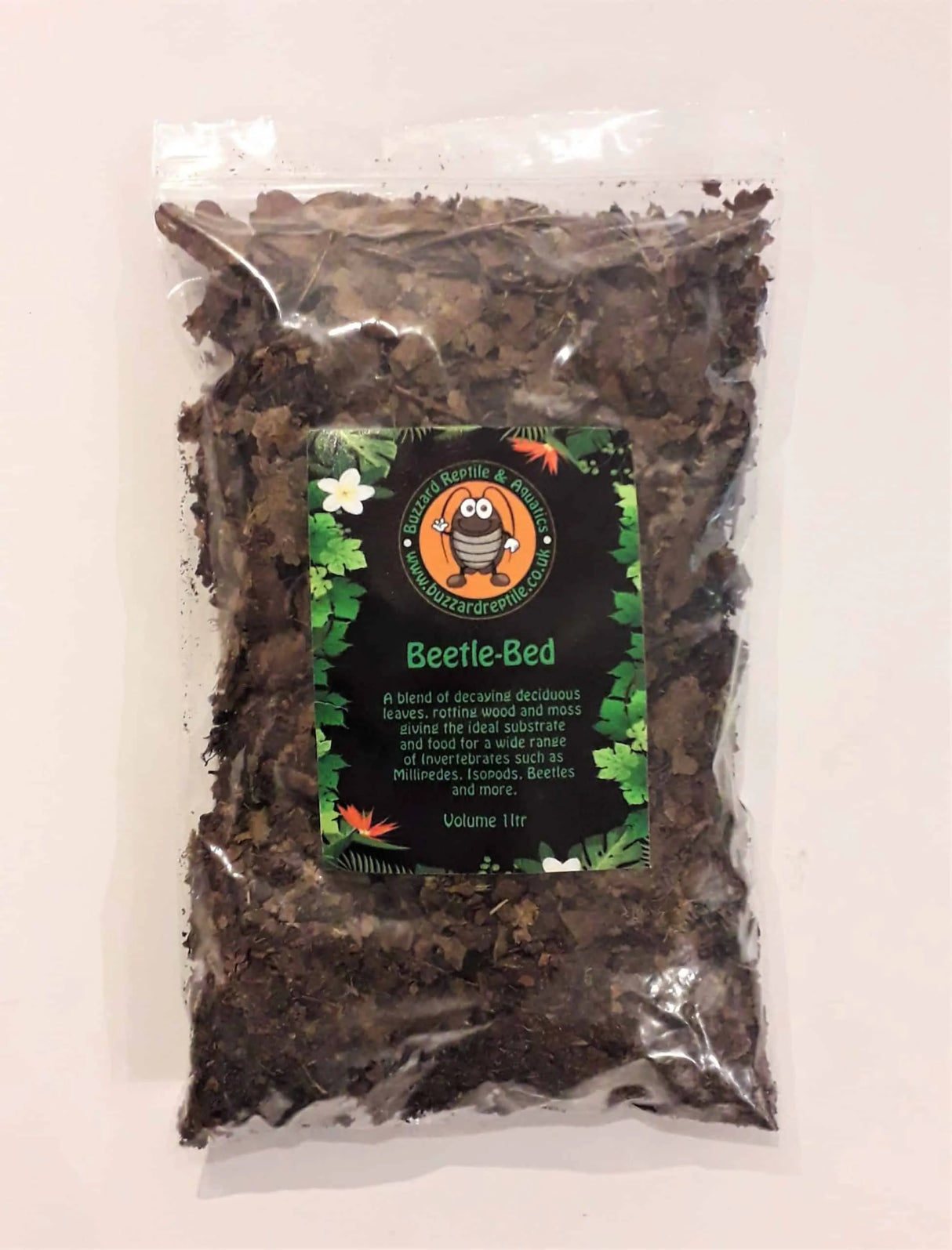 Buzzard Reptile Beetle Bed 8L – Insect & Invertebrate Substrate