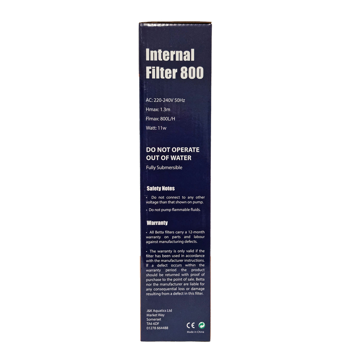 Betta 800 Internal Filter