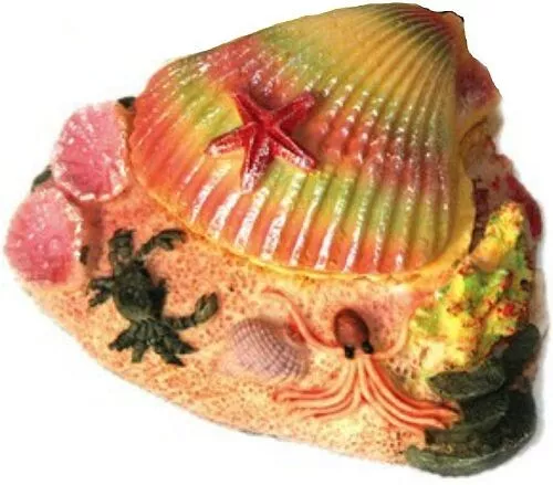 Betta Air Action Colourful Shell Aquarium Ornament