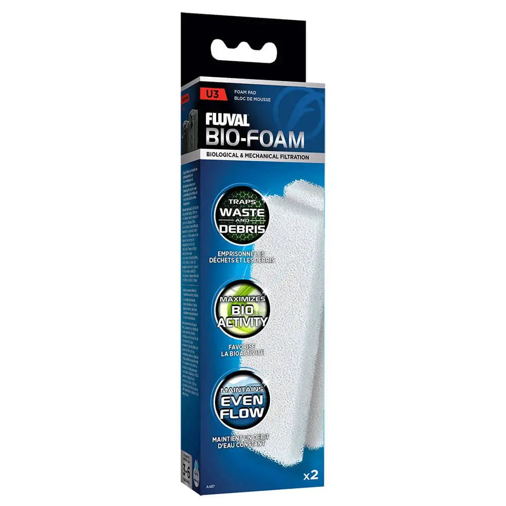 Fluval Bio-Foam Pad for U3 Underwater Filter 2pcs Rolf C. Hagen
