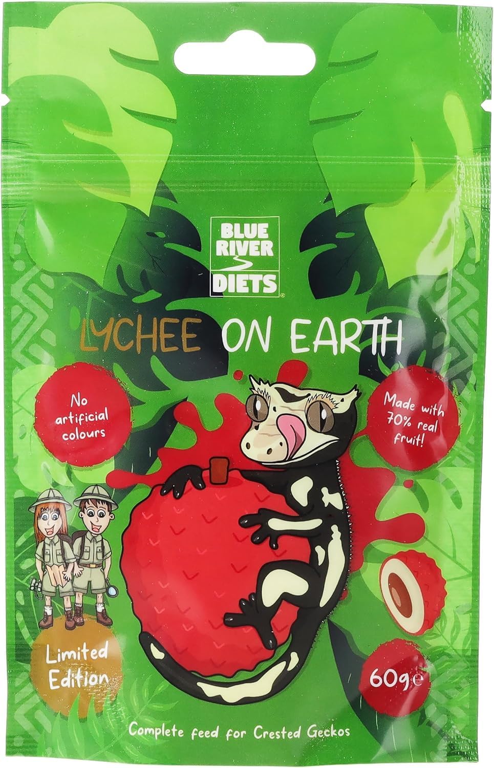 Blue River Lychee On Earth Gecko Diet 60g Peregrine Livefoods Ltd