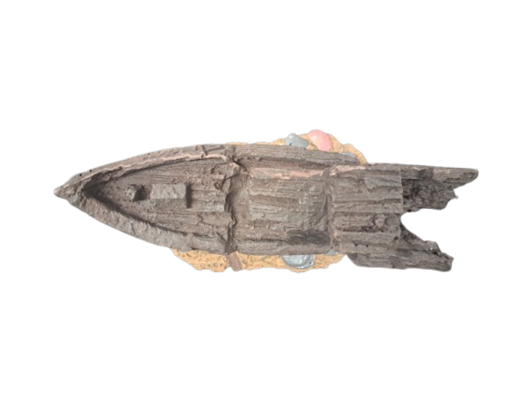 Broken Boat Aquarium Ornament