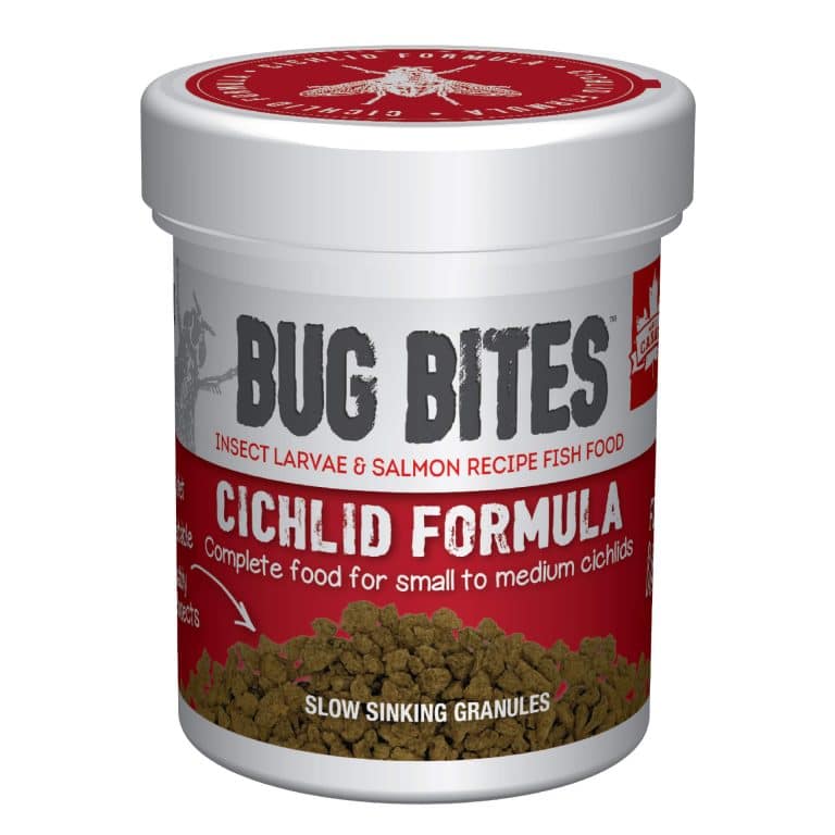 Fluval Bug Bites Cichlid Granules 45g (1.4-2mm)