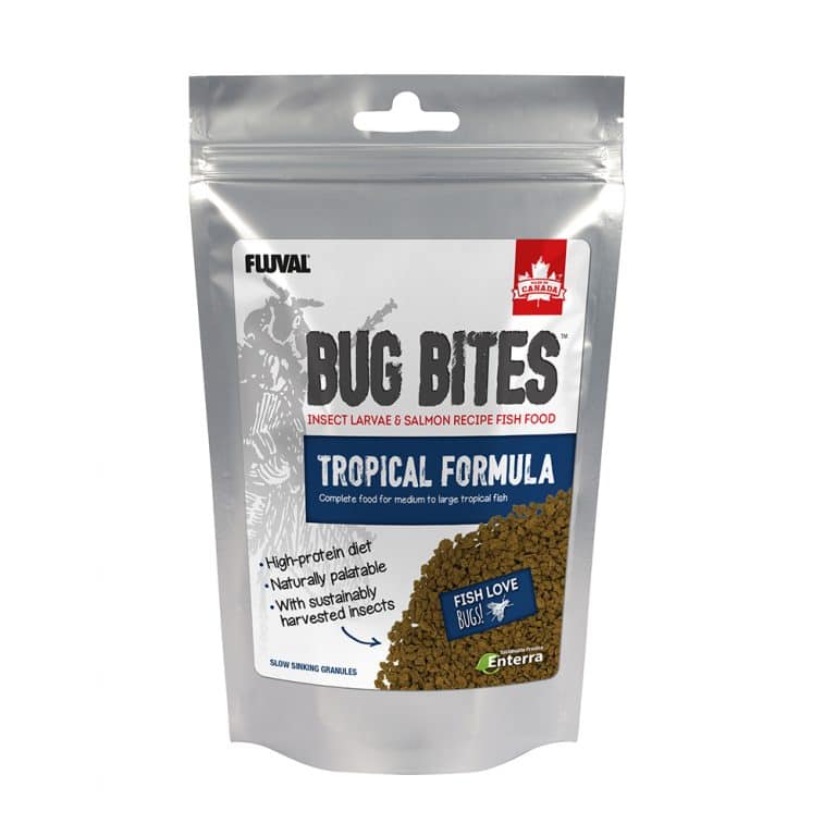 Fluval Bug Bites Tropical Granules 125g (1.4-2mm)