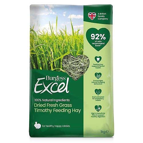 Burgess Excel Dried Feeding Hay 1kg