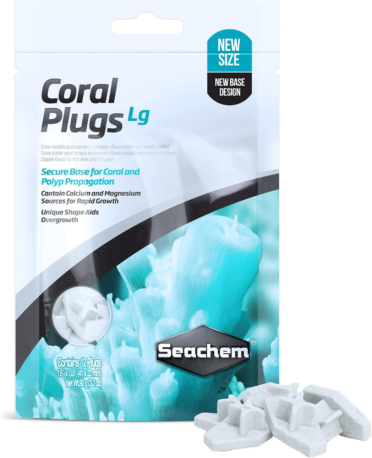 Seachem Large Coral Plugs Pack of 12 ALF Ltd