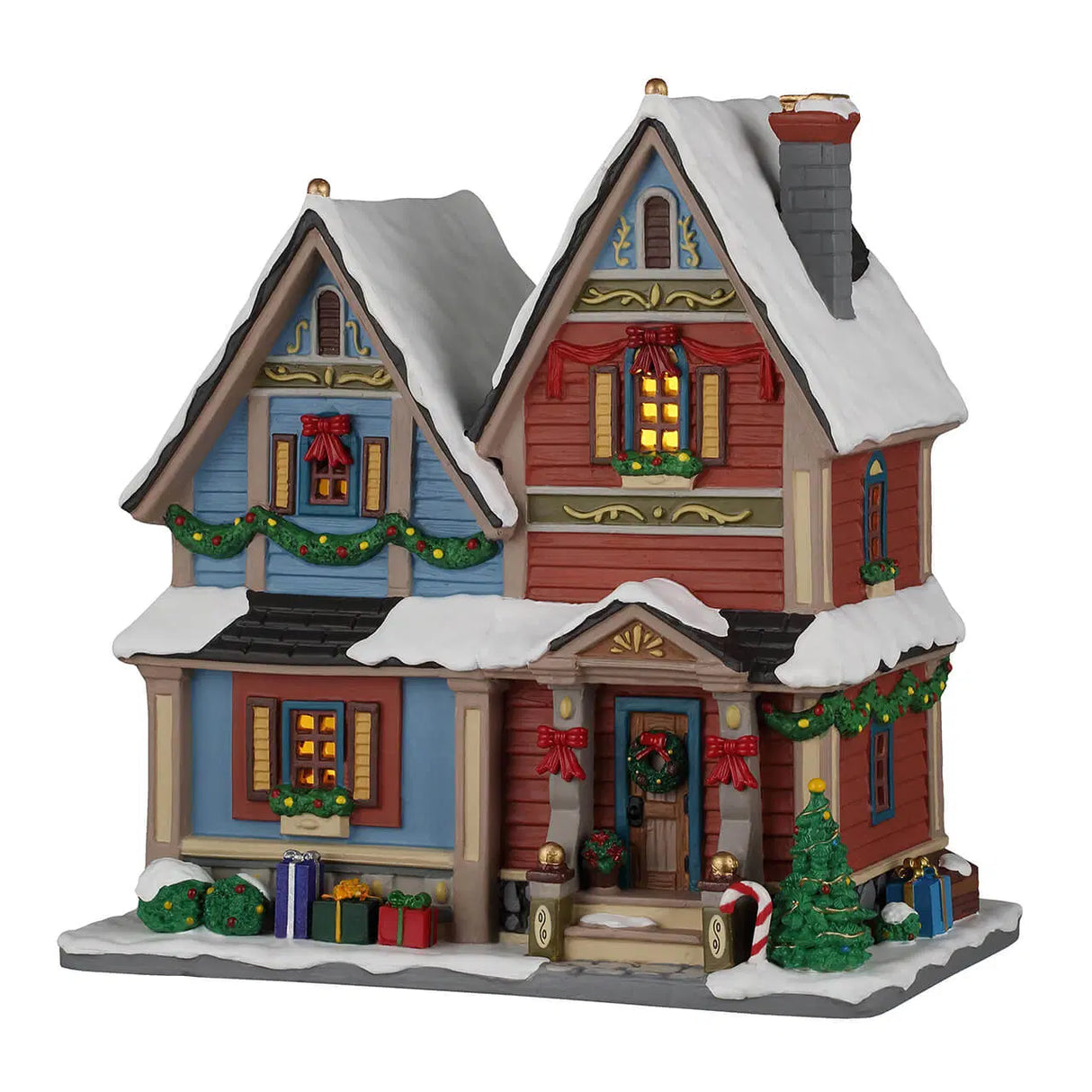Carol Residence Lemax Christmas Village Illuminated Building Lemax