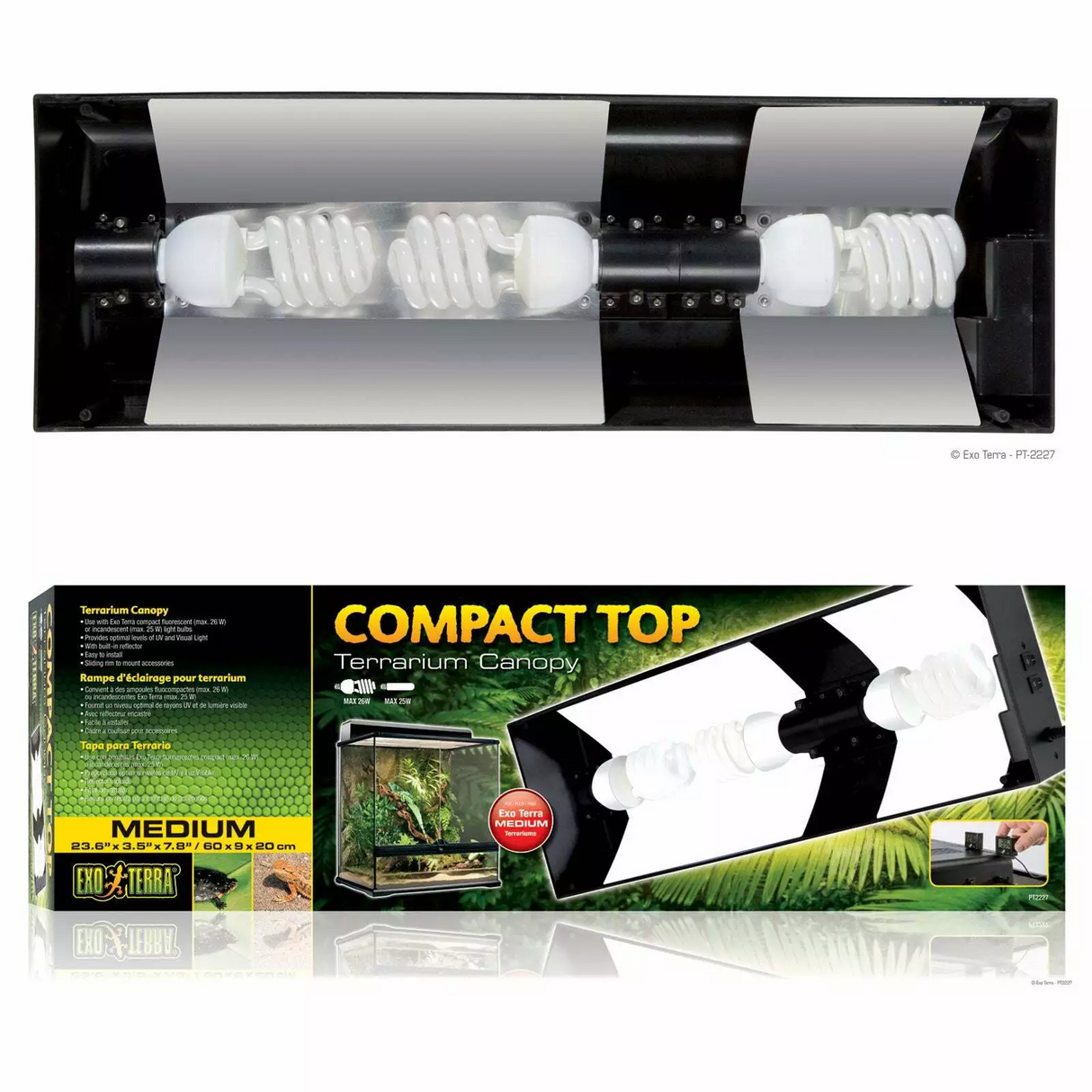 Compact Light Canopy 60cm Exo Terra