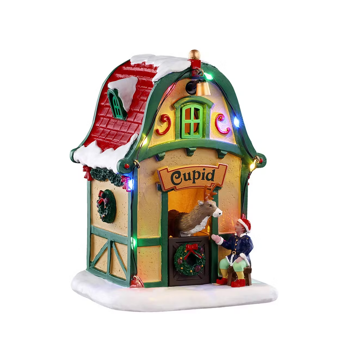 Cupid's Den, AC Adaptable (Not Included) Lemax Christmas Village Table Accent
