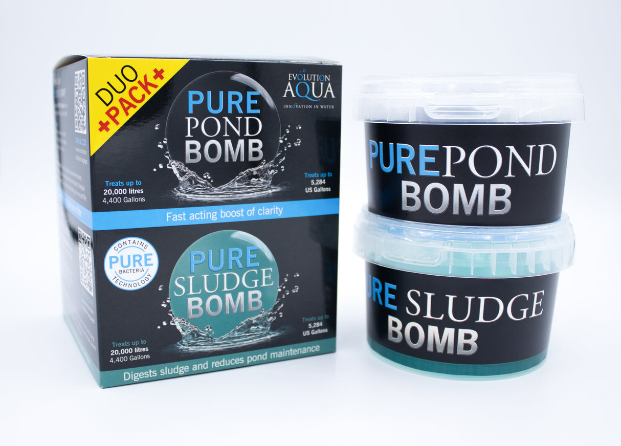 Evolution Aqua Pond & Sludge Bomb Duo – Boost Pond Health