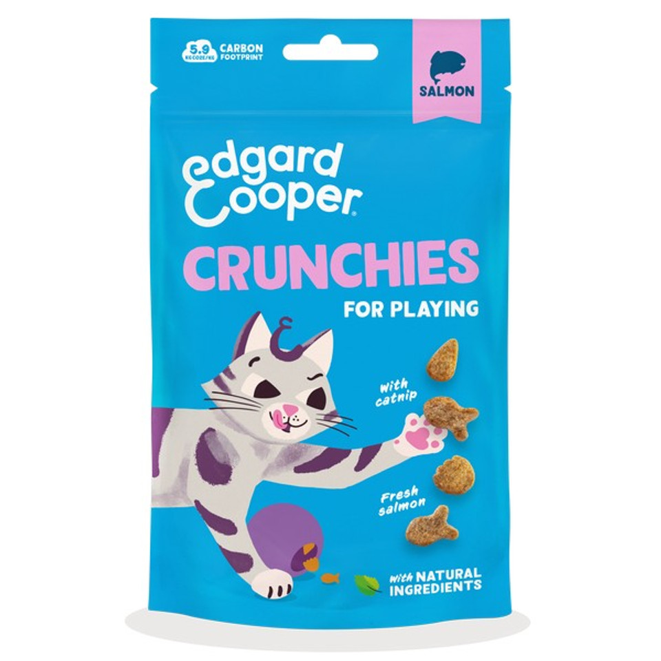 Edgard & Cooper Cat Crunchies Salmon Flavour 50g