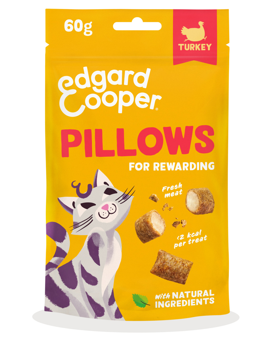 Edgard & Cooper Cat Pillows Turkey Flavour 60g