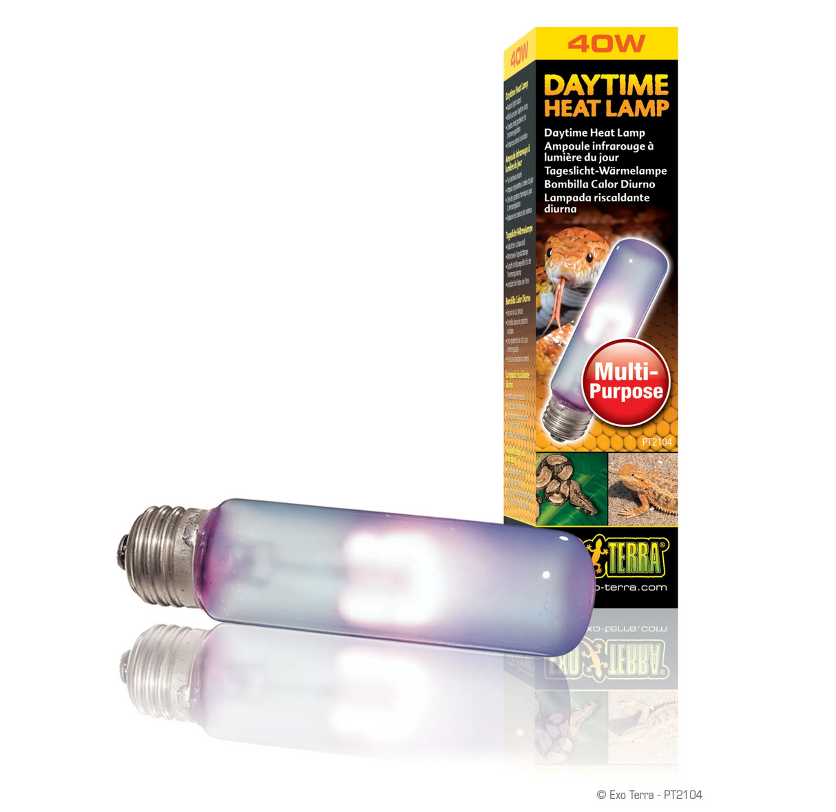 Exo Terra Sun Glo Neodymium Daylight Lamp 40W Exo Terra