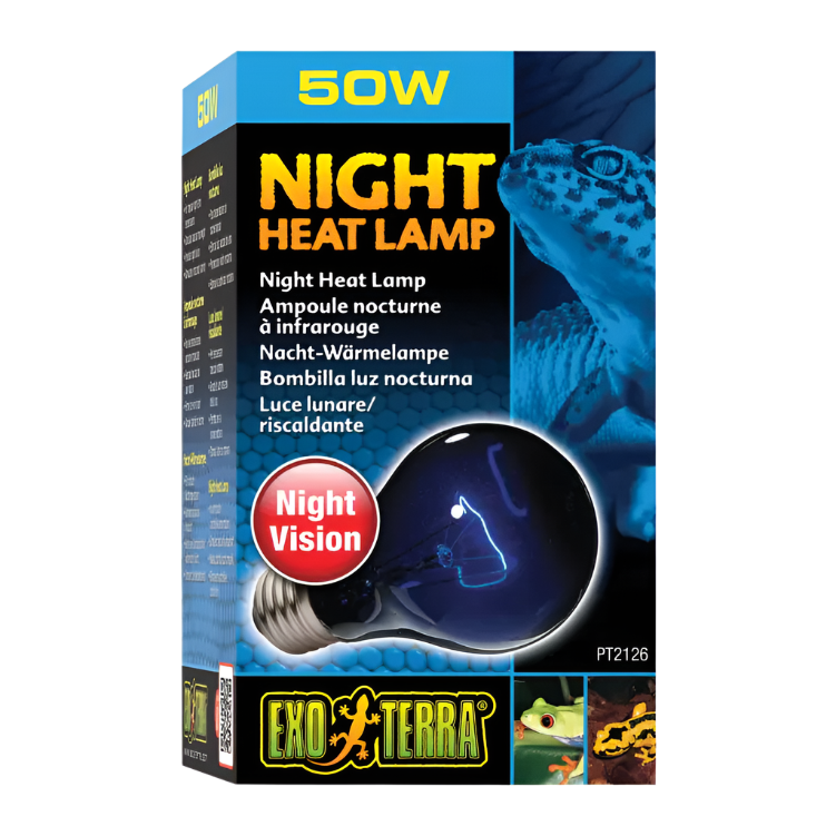 Exo Terra Night Glo Neodymium Moonlight Lamp A19 75W