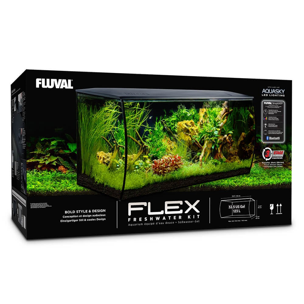 Fluval Flex Black 123L Aquarium