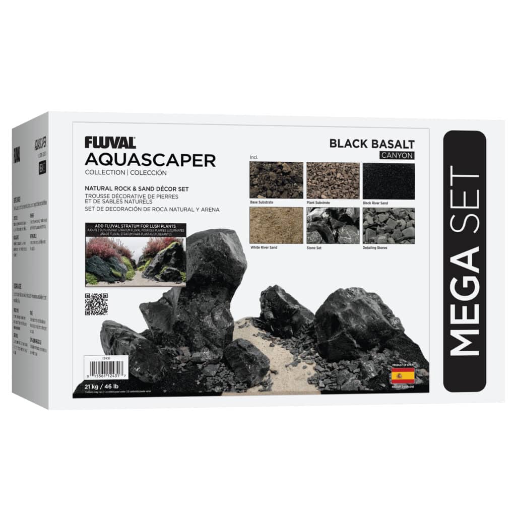 Fluval Black Aquascaper Mega Kit