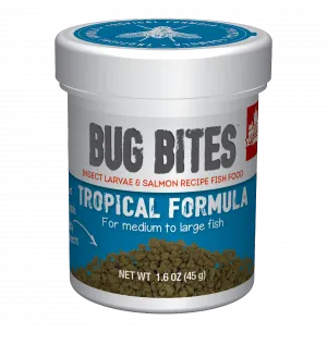 Fluval Bug Bites Tropical Granules 45g (1.4-2mm)