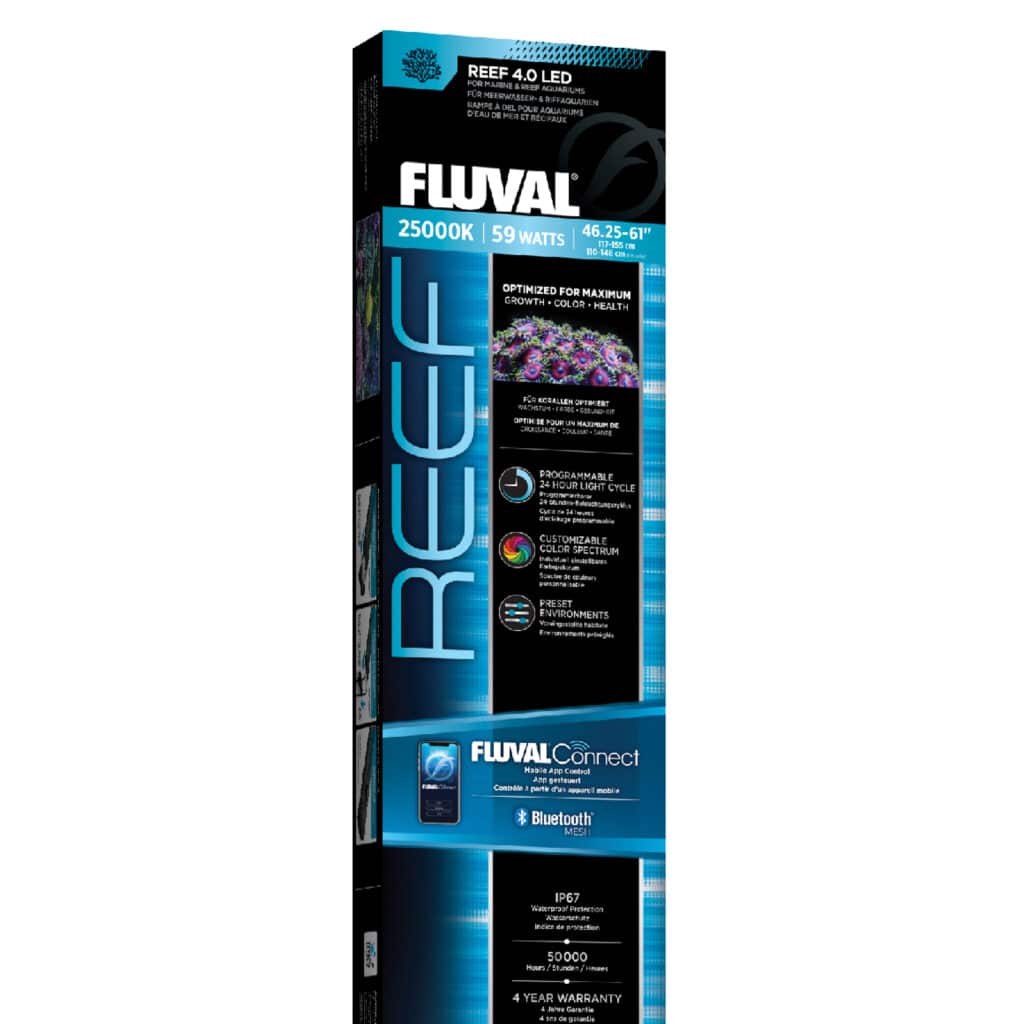 Fluval LED Reef 4.0 59W with Bluetooth Mesh 117-155cm
