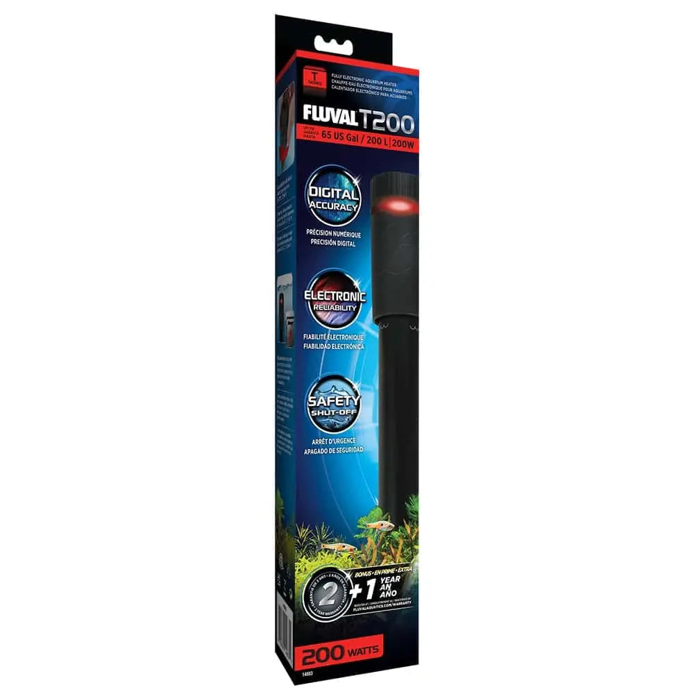 Fluval T200 Fully Electronic Aquarium Heater 200W Fluval