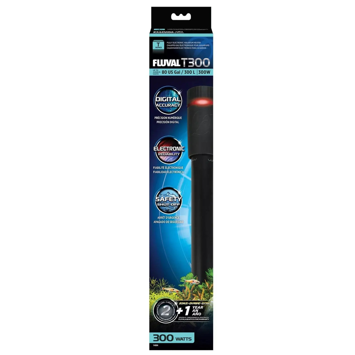 Fluval T300 Aquarium Heater 300w Rolf C. Hagen