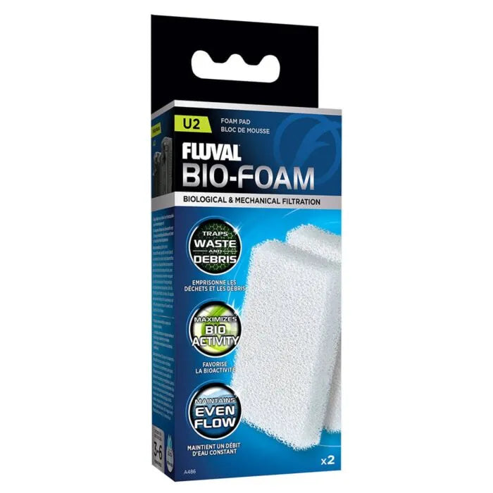 Fluval Bio-Foam Pad for U2 Underwater Filter 2pcs
