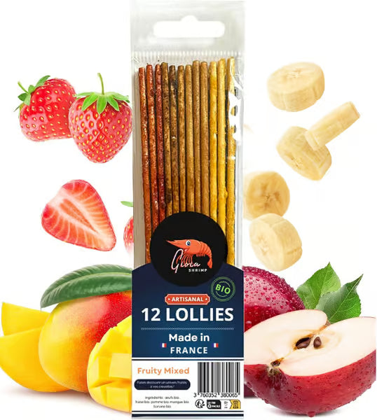 Gioia Shrimp Lollies Fruit Mixed - 12 Lollies