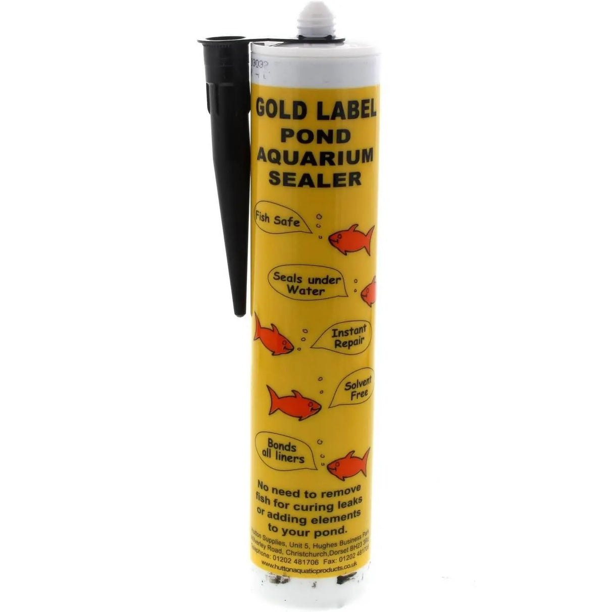 Gold Label 290ml Aquarium and Pond Underwater Sealant Hutton Supplies