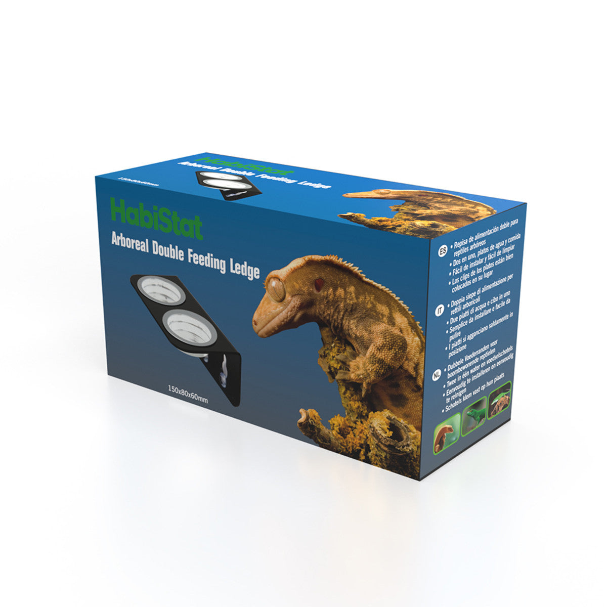HabiStat Arboreal Double Feeding Ledge Arcadia/Monkfield Nutrition