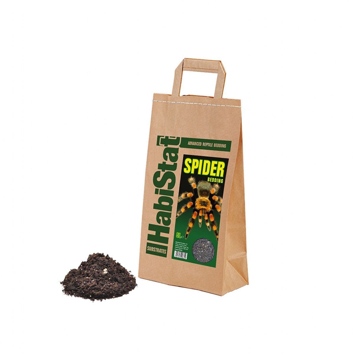 HabiStat Spider Bedding 5L Arcadia/Monkfield Nutrition