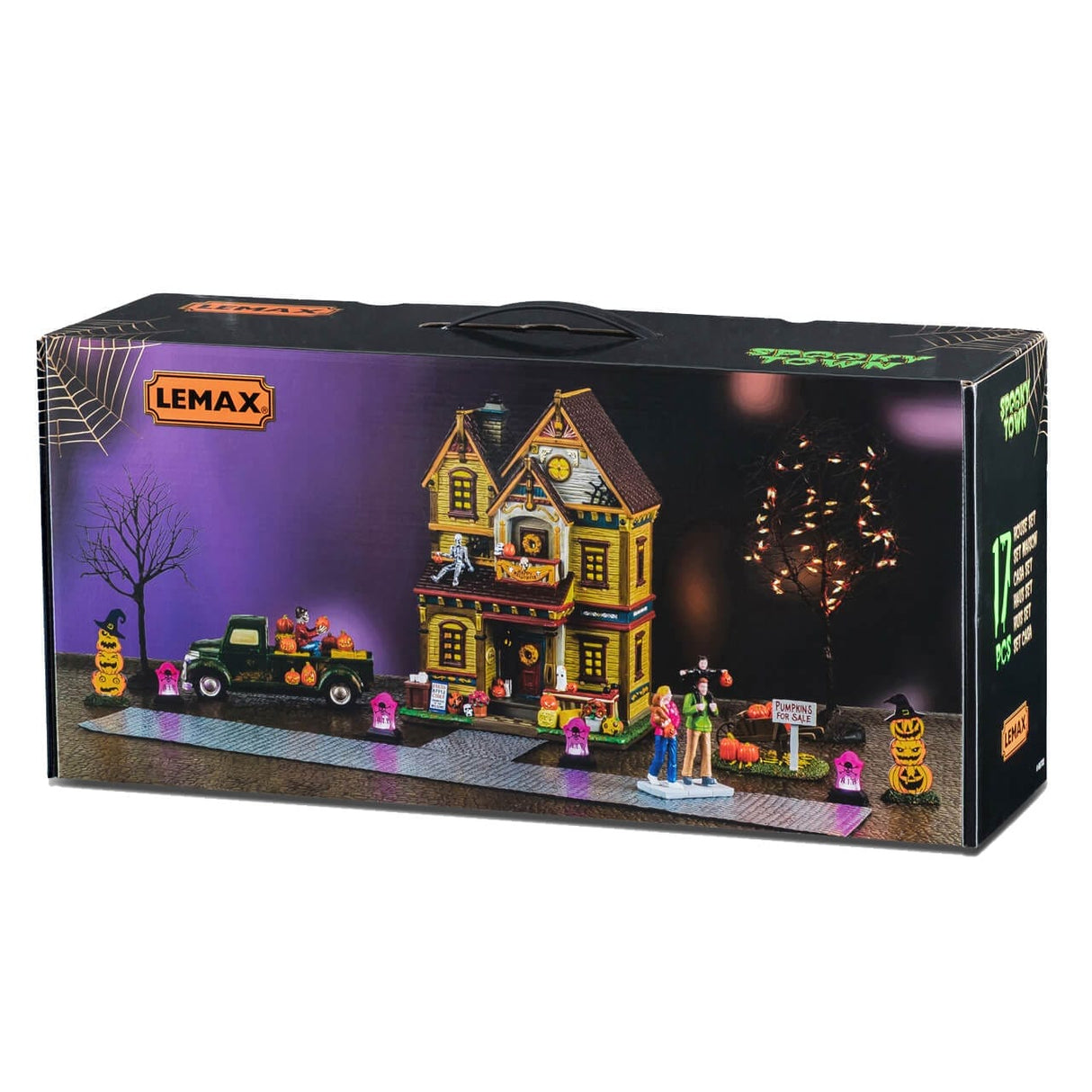Halloween At The Wilson's with 4.5V Adaptor Lemax Spooky Town House Set Lemax Spooky Town