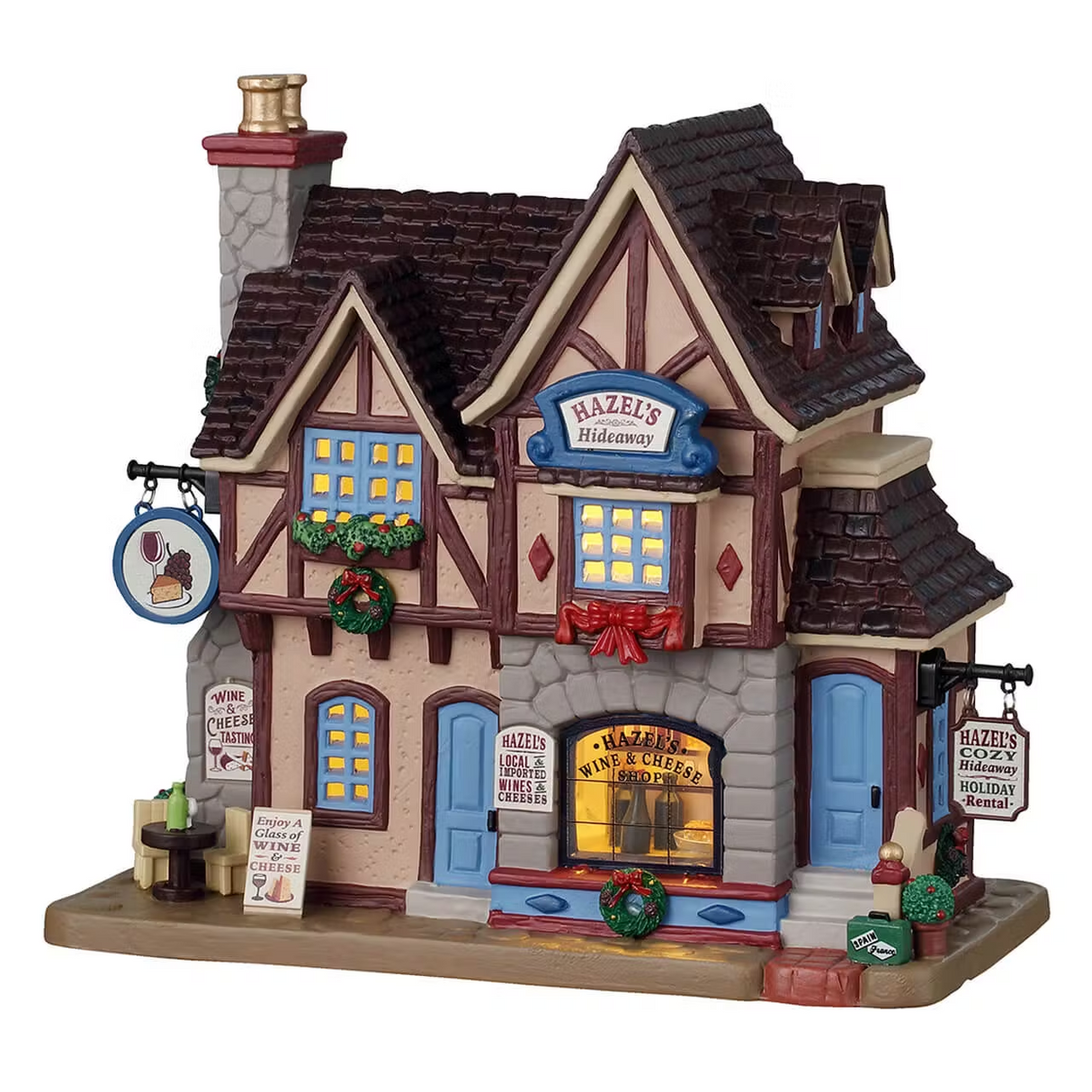 Hazel's Hideaway Incl. Adaptor 100 Ma (White) Lemax Christmas Village Illuminated Building