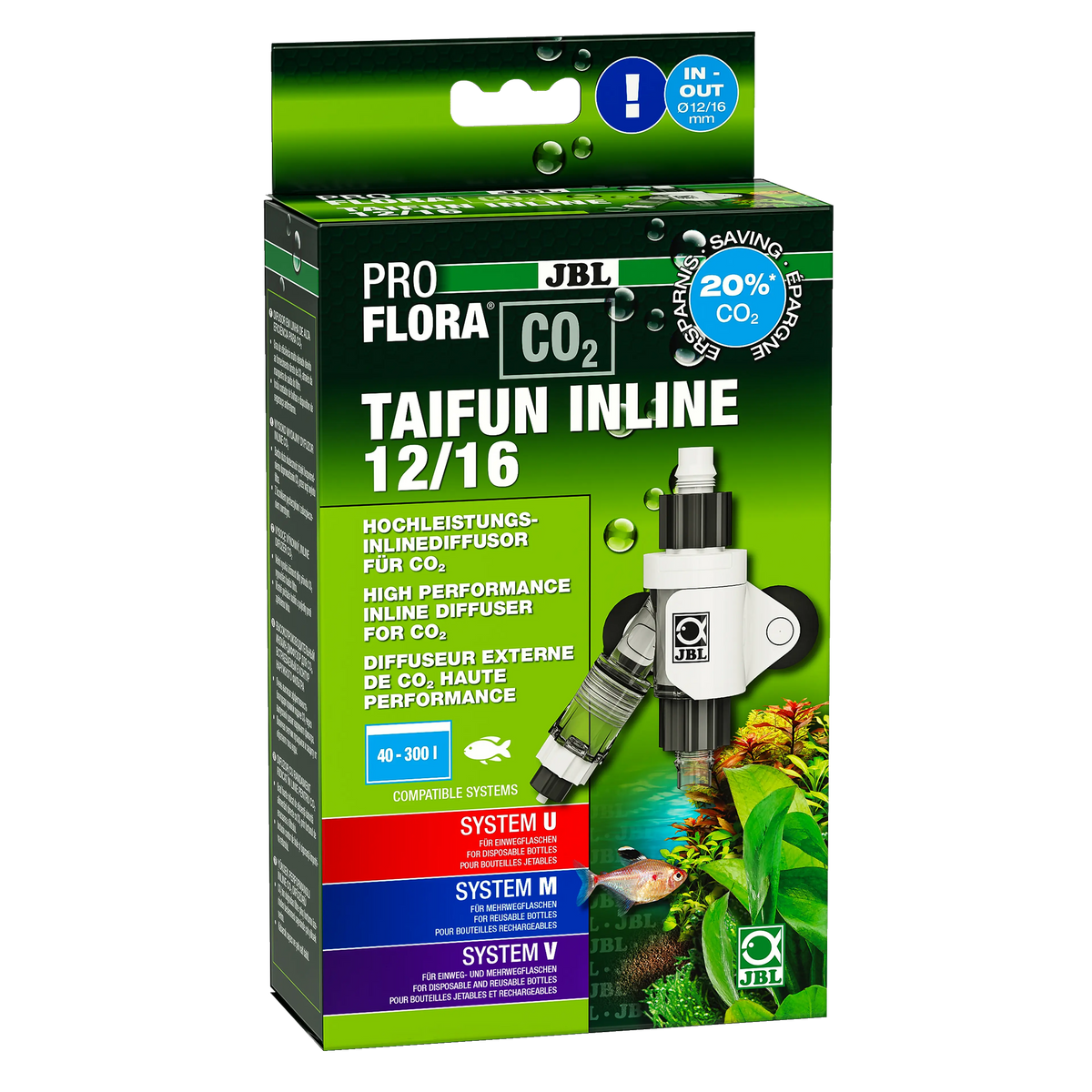 JBL PROFLORA CO2 TAIFUN INLINE 12/16 Jbl Gmbh & Co