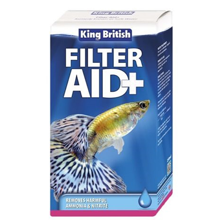King British Filter Aid+ 250ml – Aquarium Water Clarifier & Bacteria Booster King British