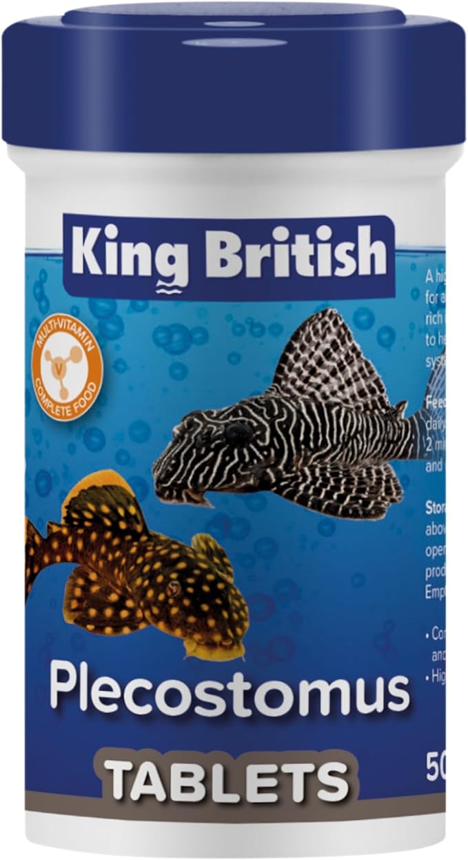 King British Plecostomus Food Tablets 50g King British