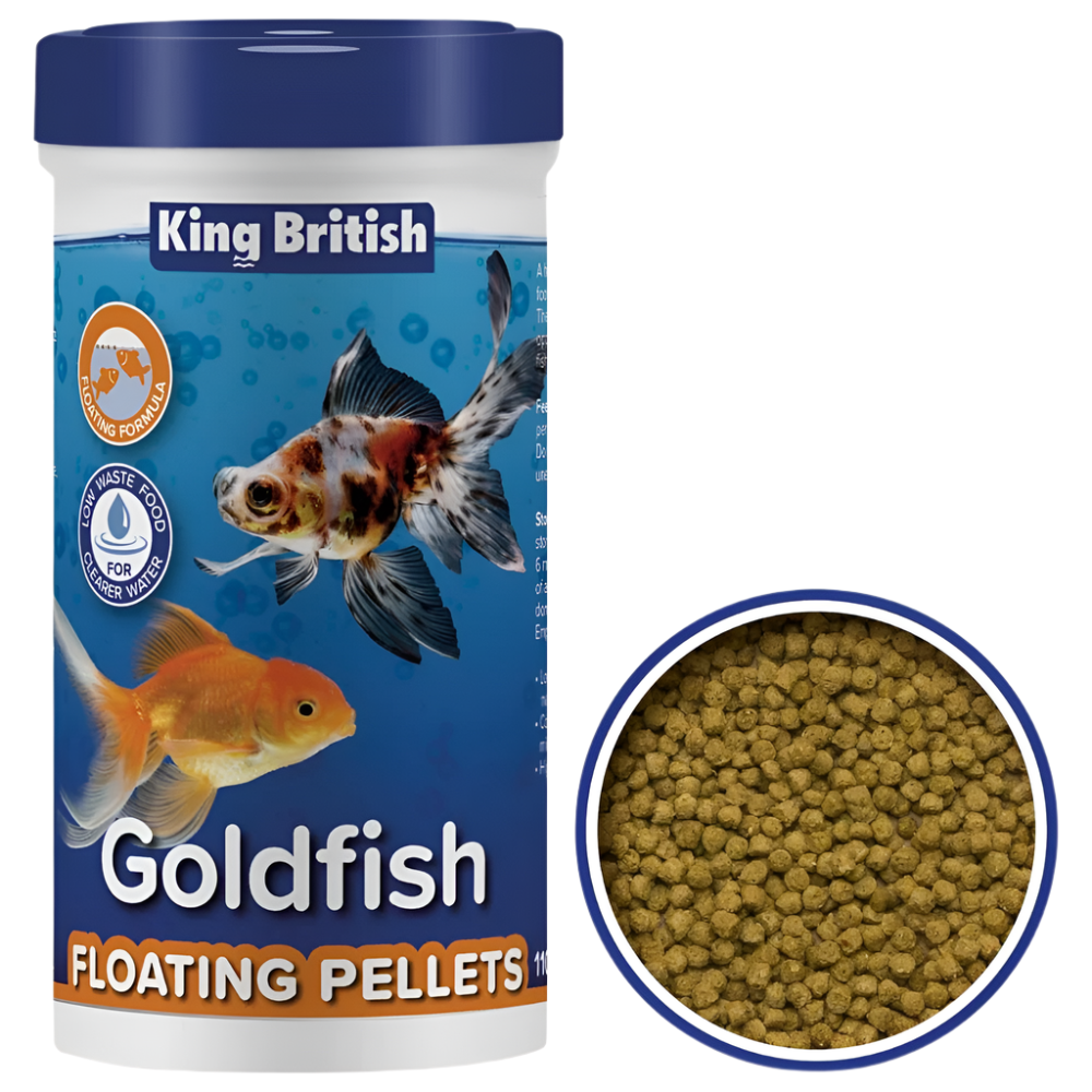 King British Goldfish Floating Food Pellets 110g