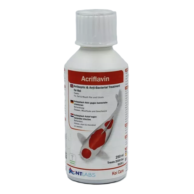 NT Labs Koi Care Acriflavin 500ml – Antiseptic Pond Treatment Nt Labs