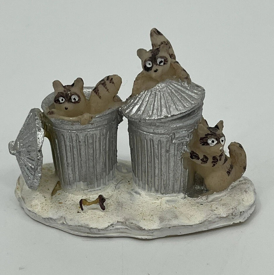Trash Bandits Lemax Christmas Village Figurine Lemax