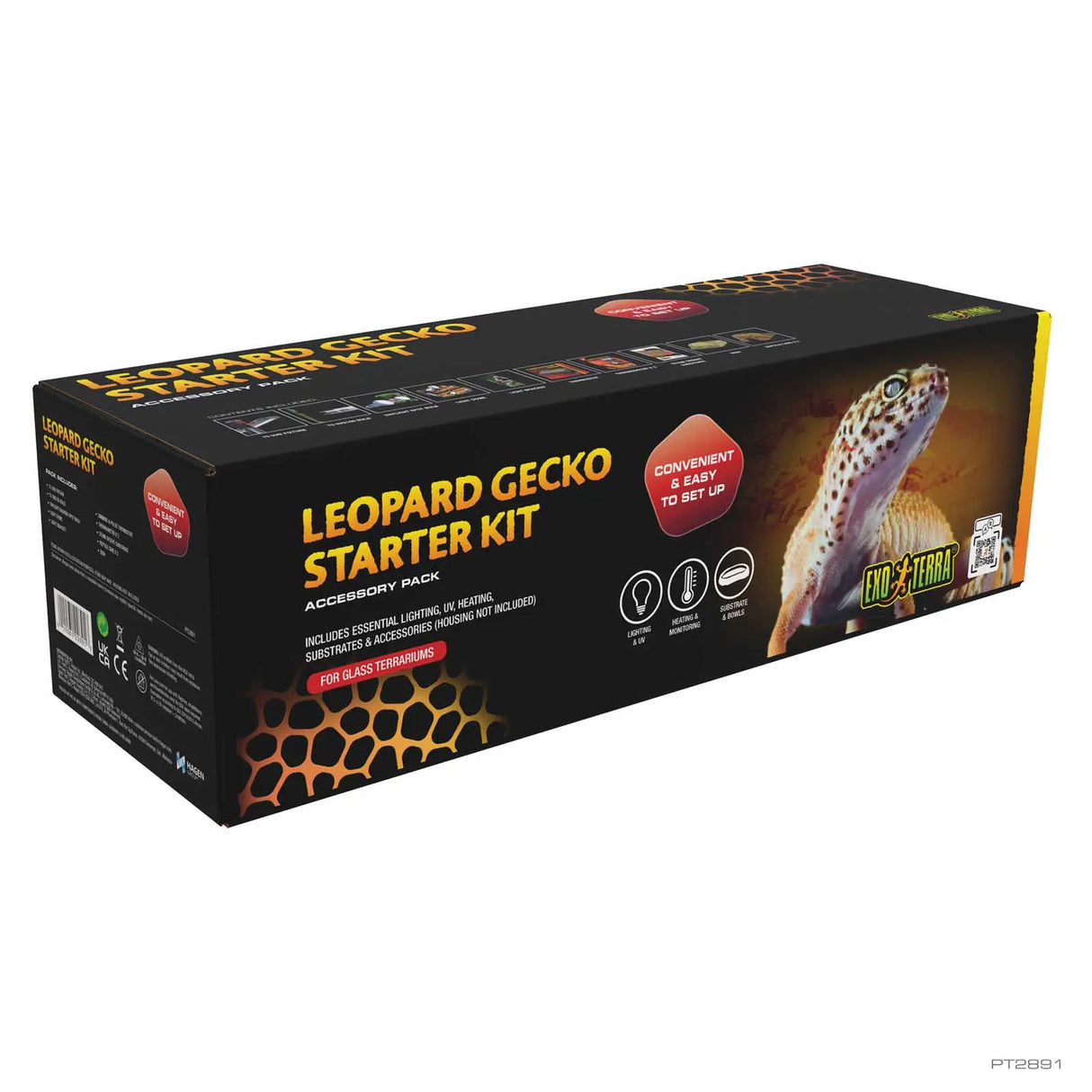 Exo Terra Leopard Gecko Starter Terrarium Kit